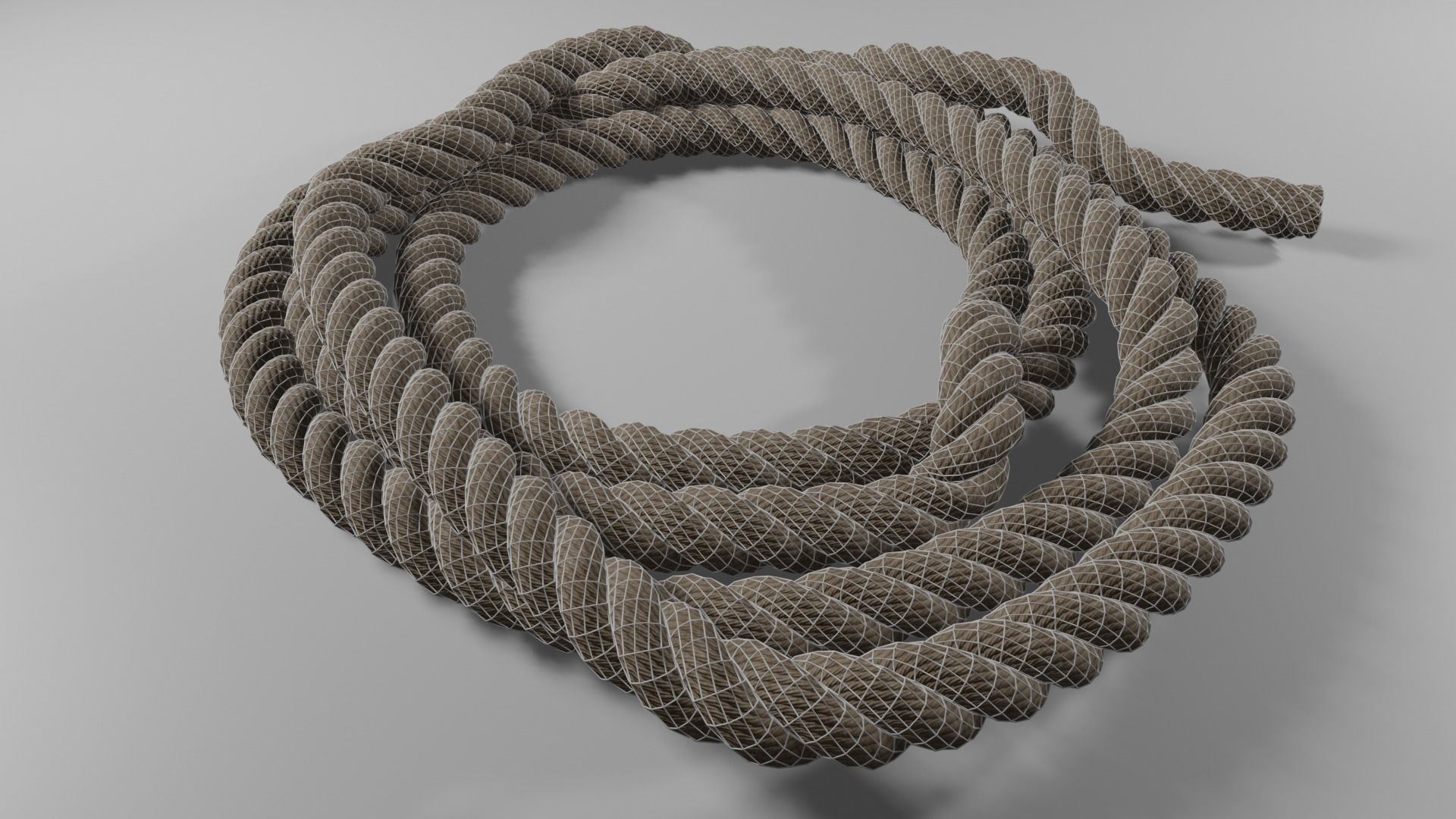 Rope climb 3D model_1