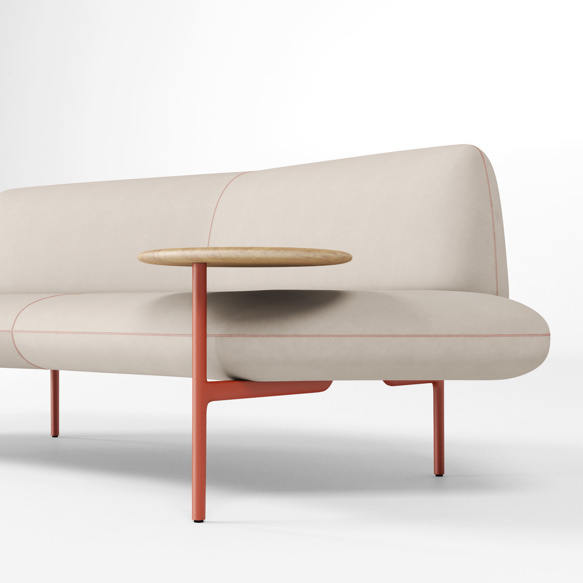 Haworth Openest Feather Sofa Symmetrical 3D model_10