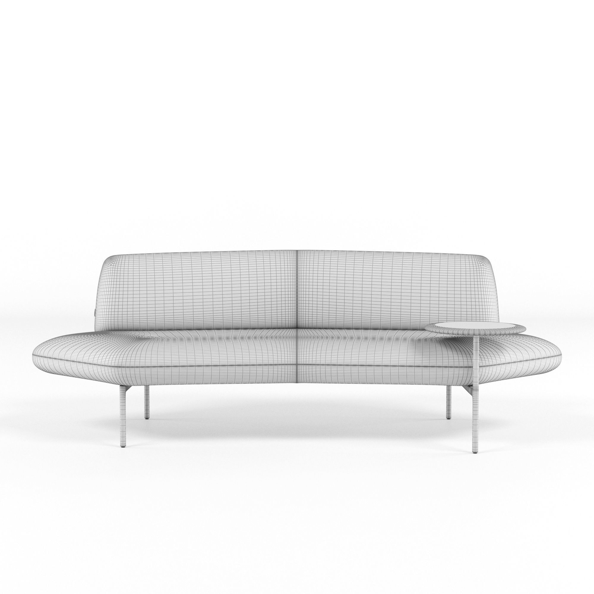 Haworth Openest Feather Sofa Symmetrical 3D model_1