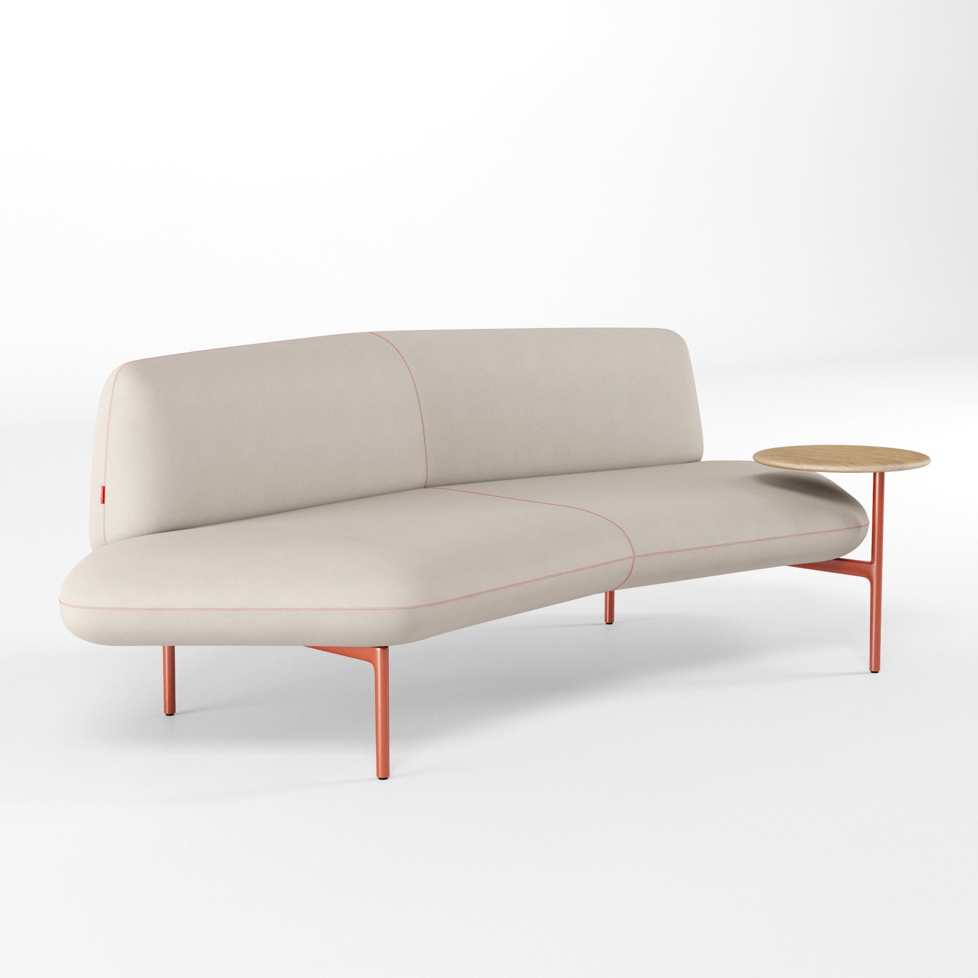 Haworth Openest Feather Sofa Symmetrical 3D model_8