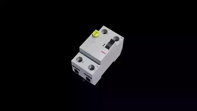 Differential switch 3D model Low-poly 3D model
