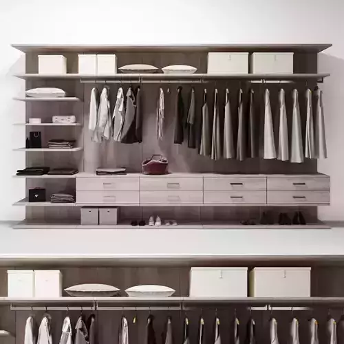  wardrobe with clothes