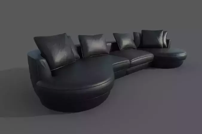 Sofa-10 leather sofa