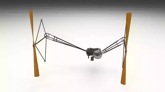 Wright Flyer Propulsion 3D model