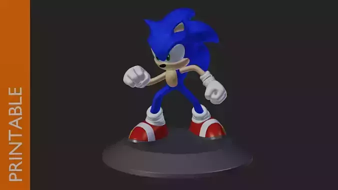 Sonic Printable Fanart