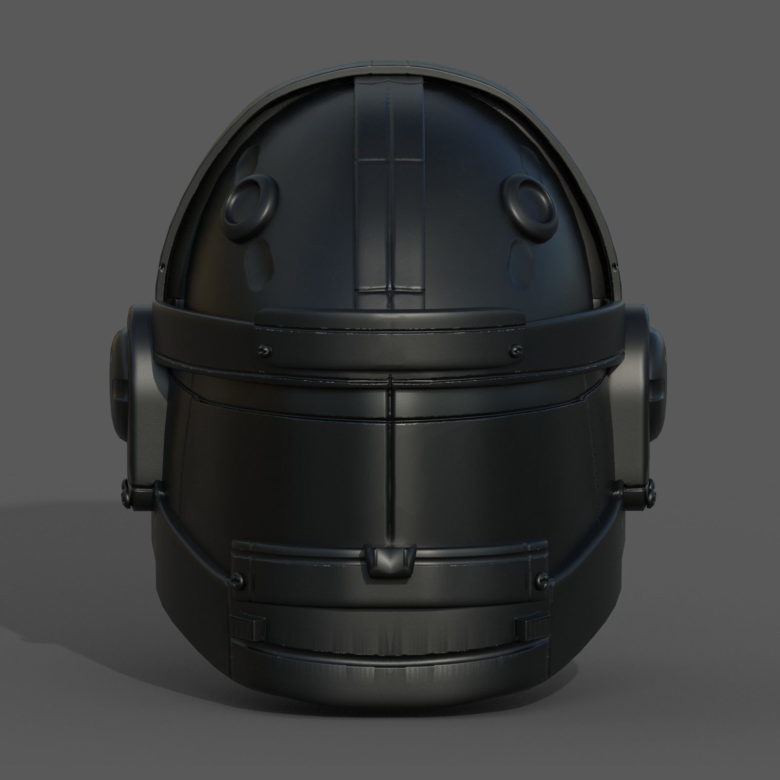 Helmet military combat soldier armor  Low-poly 3D model_7