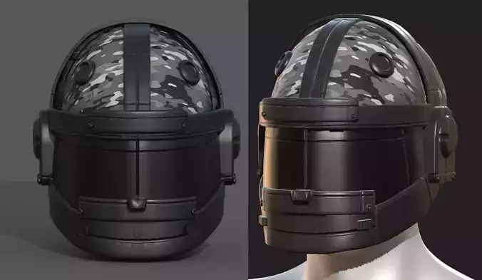 Helmet military combat soldier armor scifi 