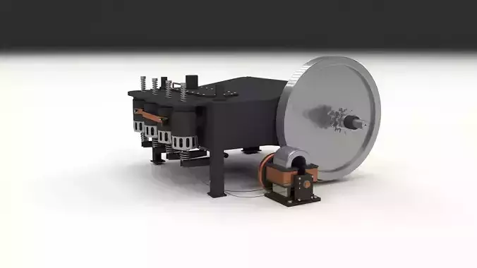 Wright Flyer Engine 3D model