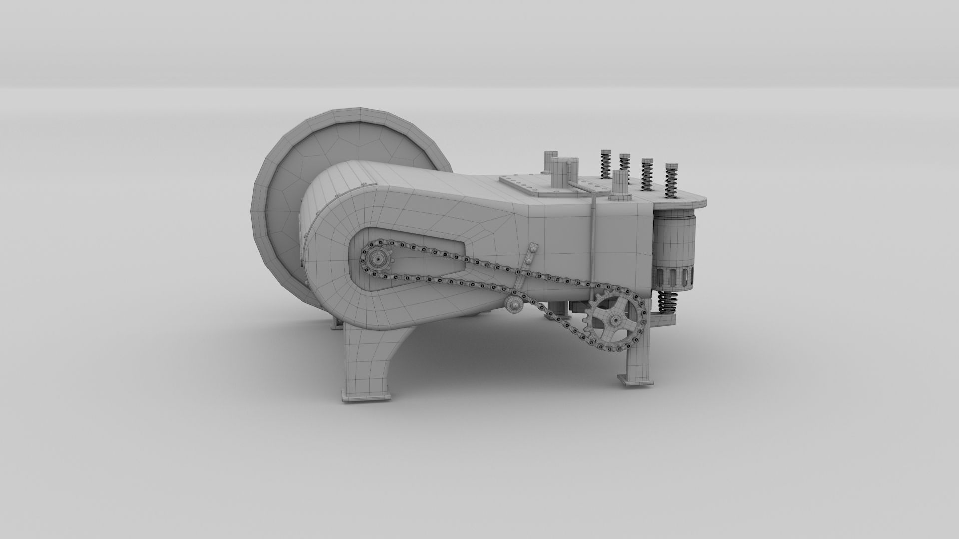 Wright Flyer Engine 3D model_20