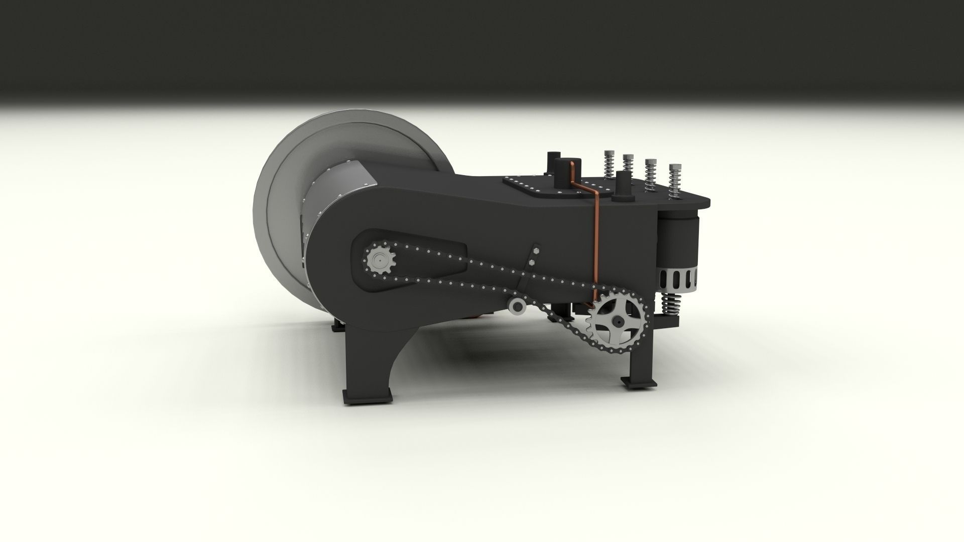 Wright Flyer Engine 3D model_1