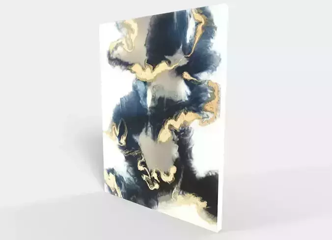 Nothing Matters but Everything Allison Esley Painting Low-poly 3D model