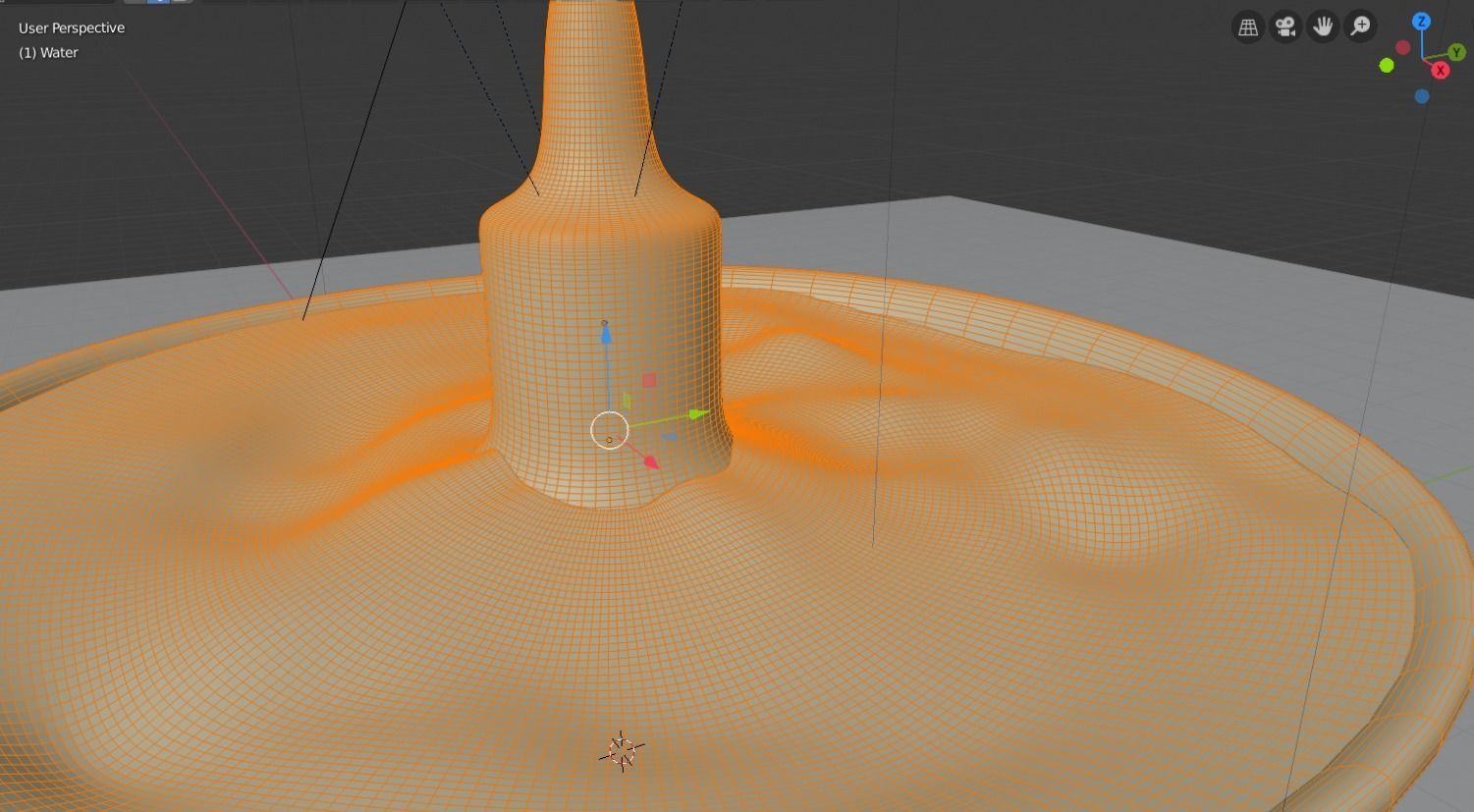 Water Fountain 3D model_4