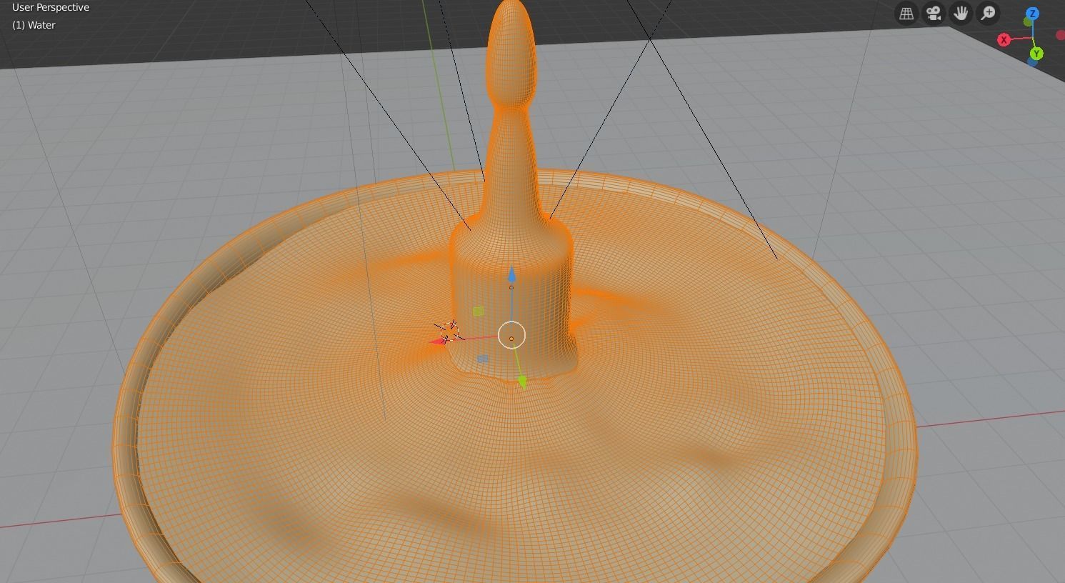 Water Fountain 3D model_5