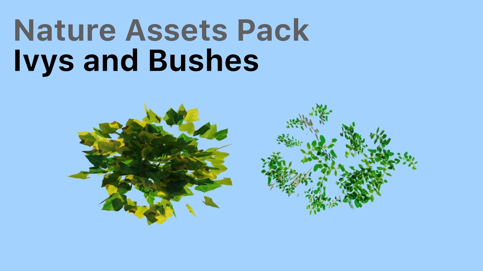 Realistic Nature Assets Pack  Low-poly 3D model_5
