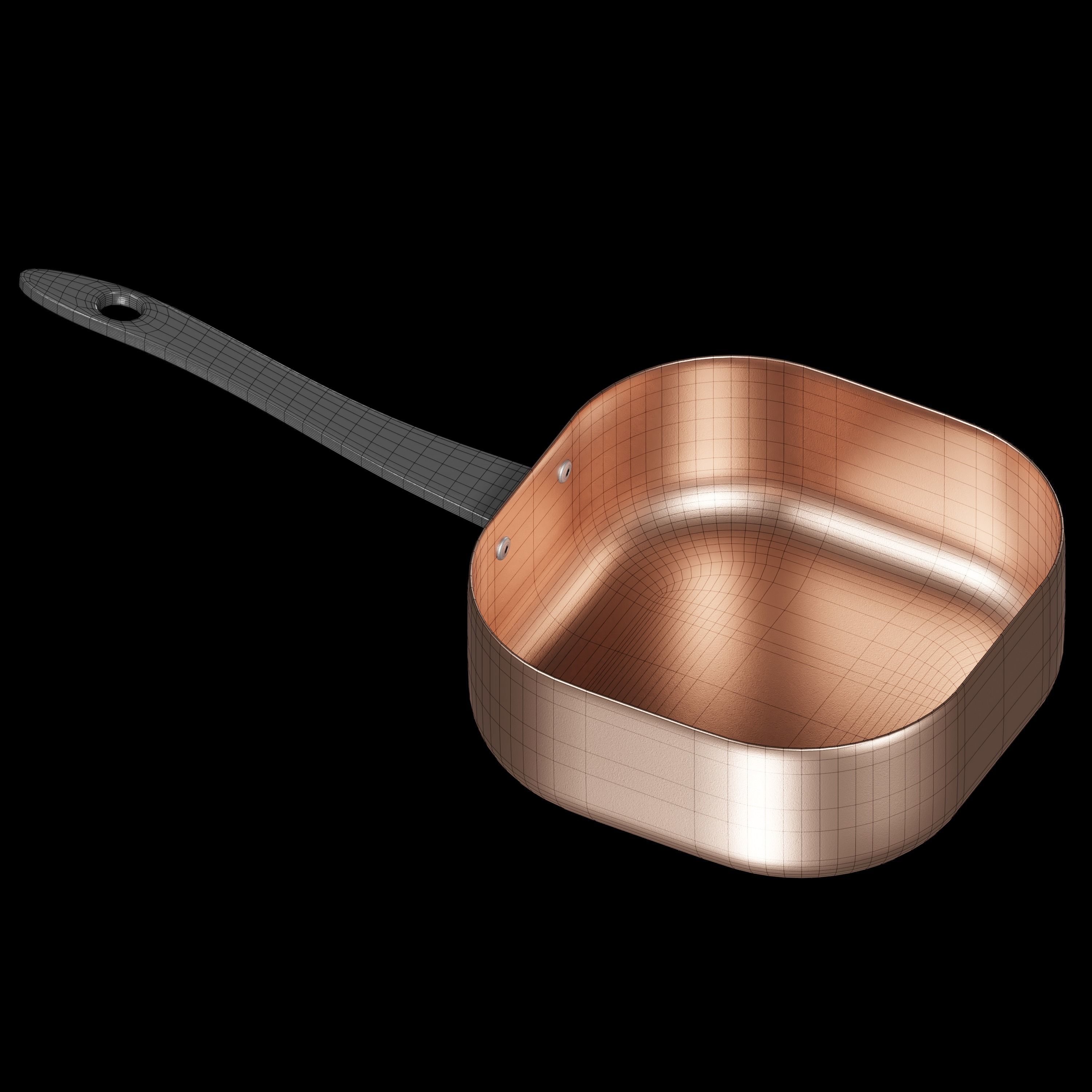 Cooking Pan 3D model_7