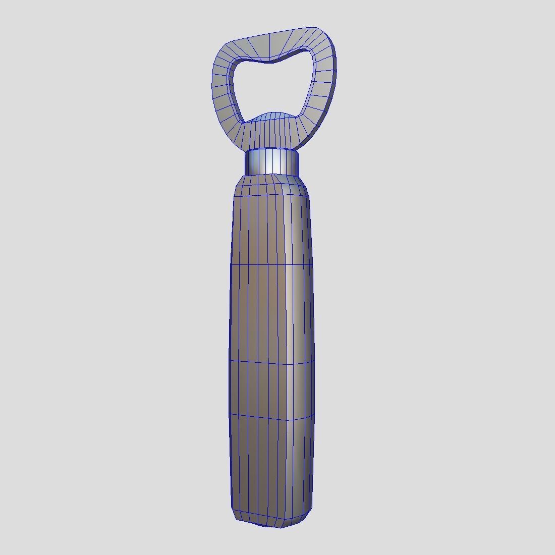 Bottle Opener 2 Low-poly 3D model_1