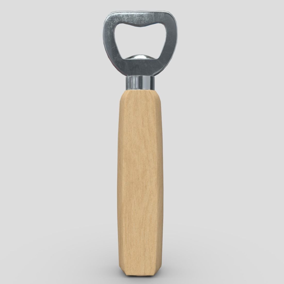 Bottle Opener 2 Low-poly 3D model_2