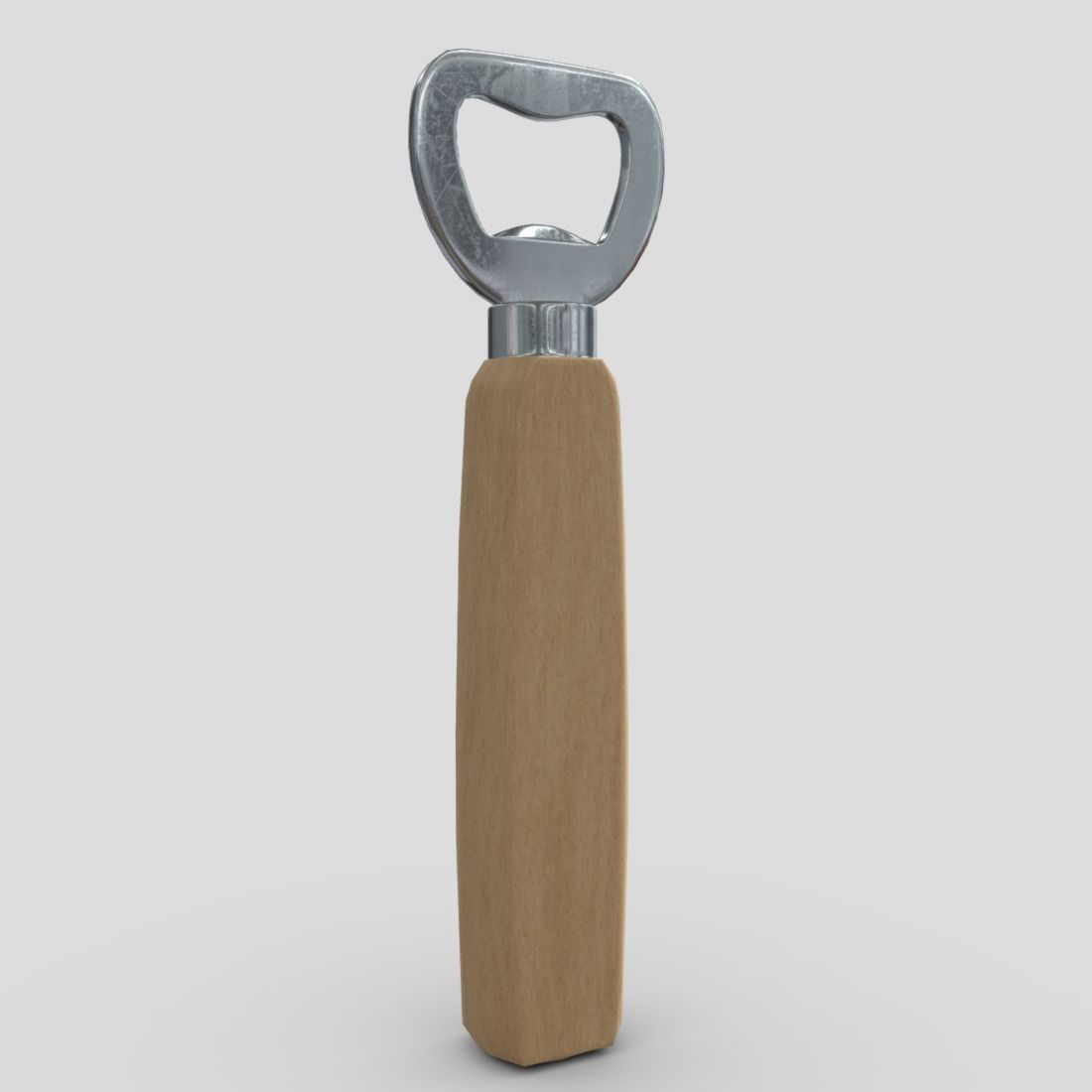 Bottle Opener 2 Low-poly 3D model_8