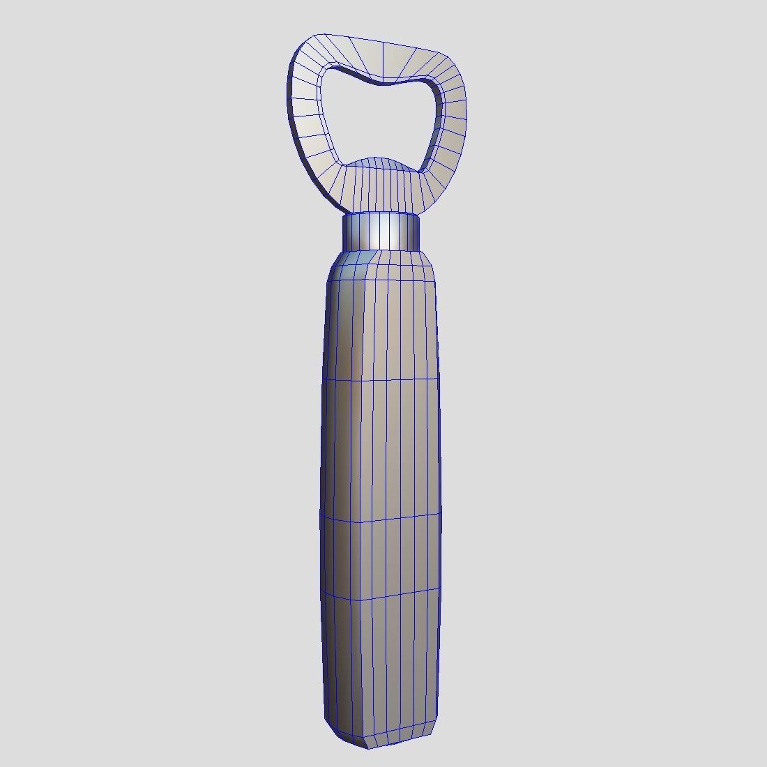 Bottle Opener 2 Low-poly 3D model_9