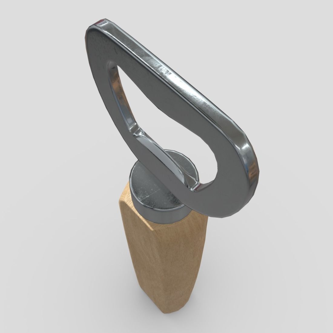 Bottle Opener 2 Low-poly 3D model_6