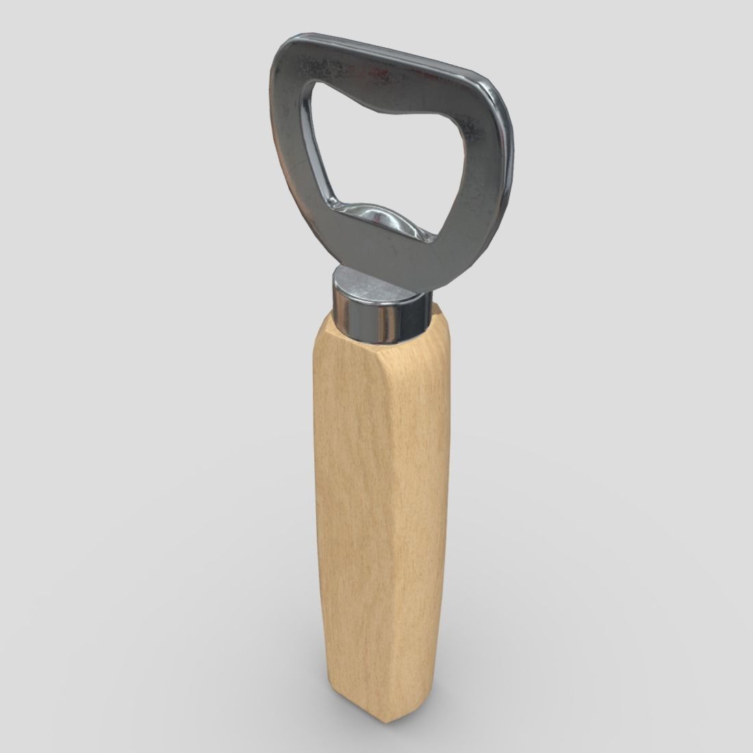 Bottle Opener 2 Low-poly 3D model_4