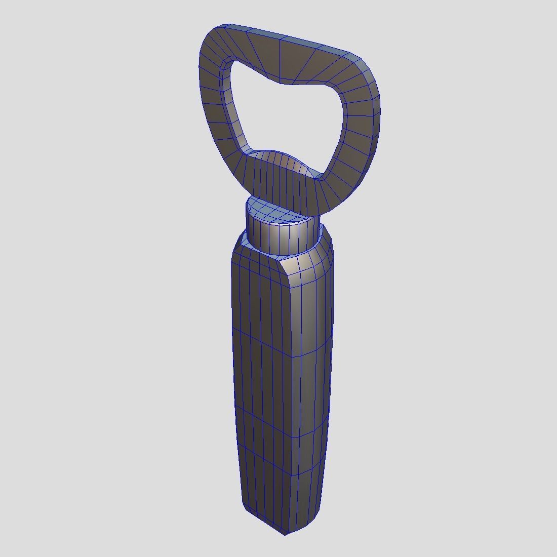 Bottle Opener 2 Low-poly 3D model_5