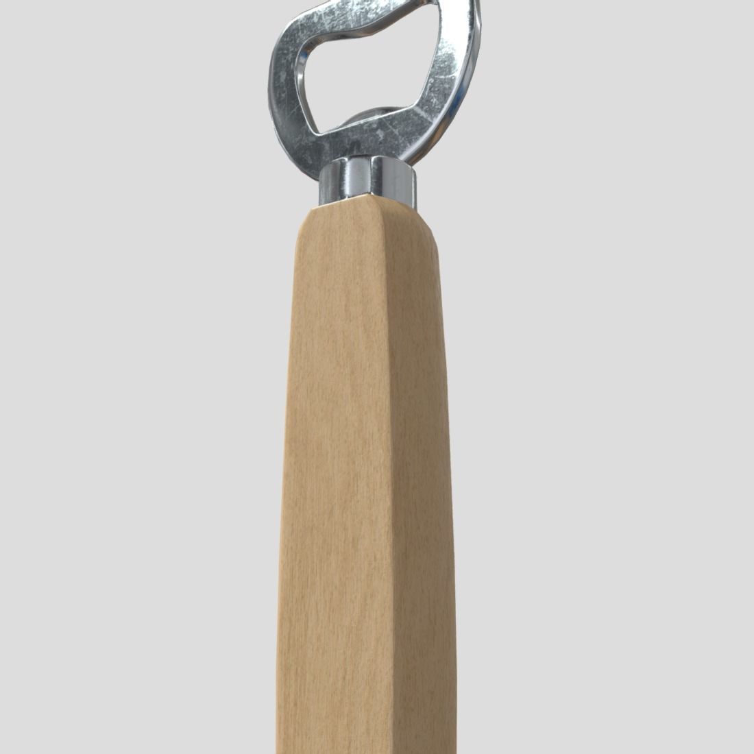 Bottle Opener 2 Low-poly 3D model_12