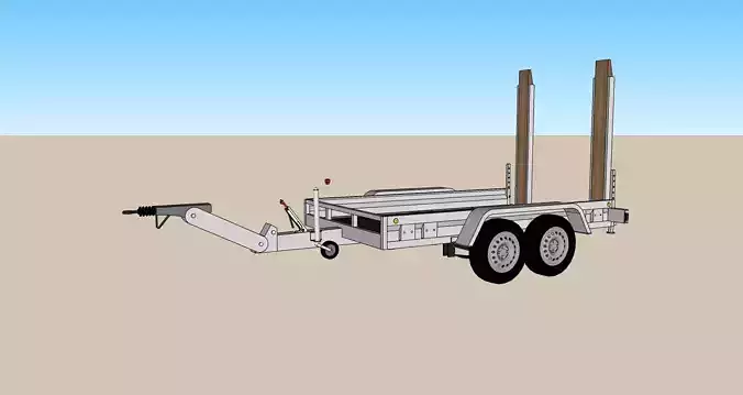 Remorque porte-vehicle