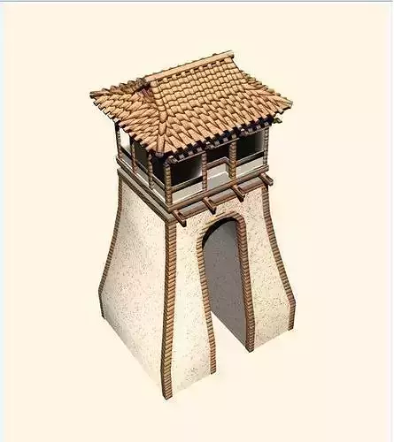 Gate city Free 3D model