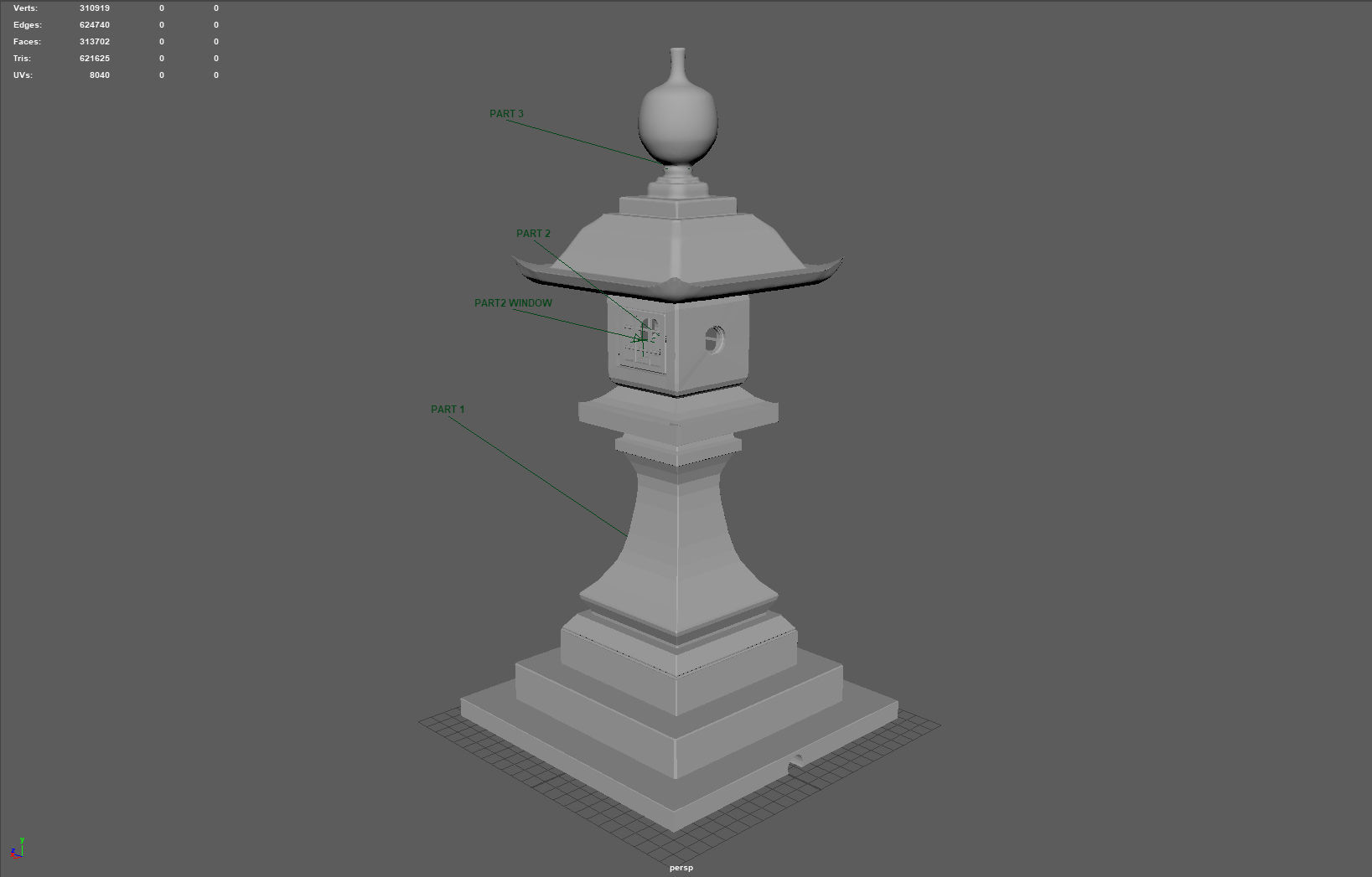 TACHI GATA FOR 3D PRINT 3D print model_2