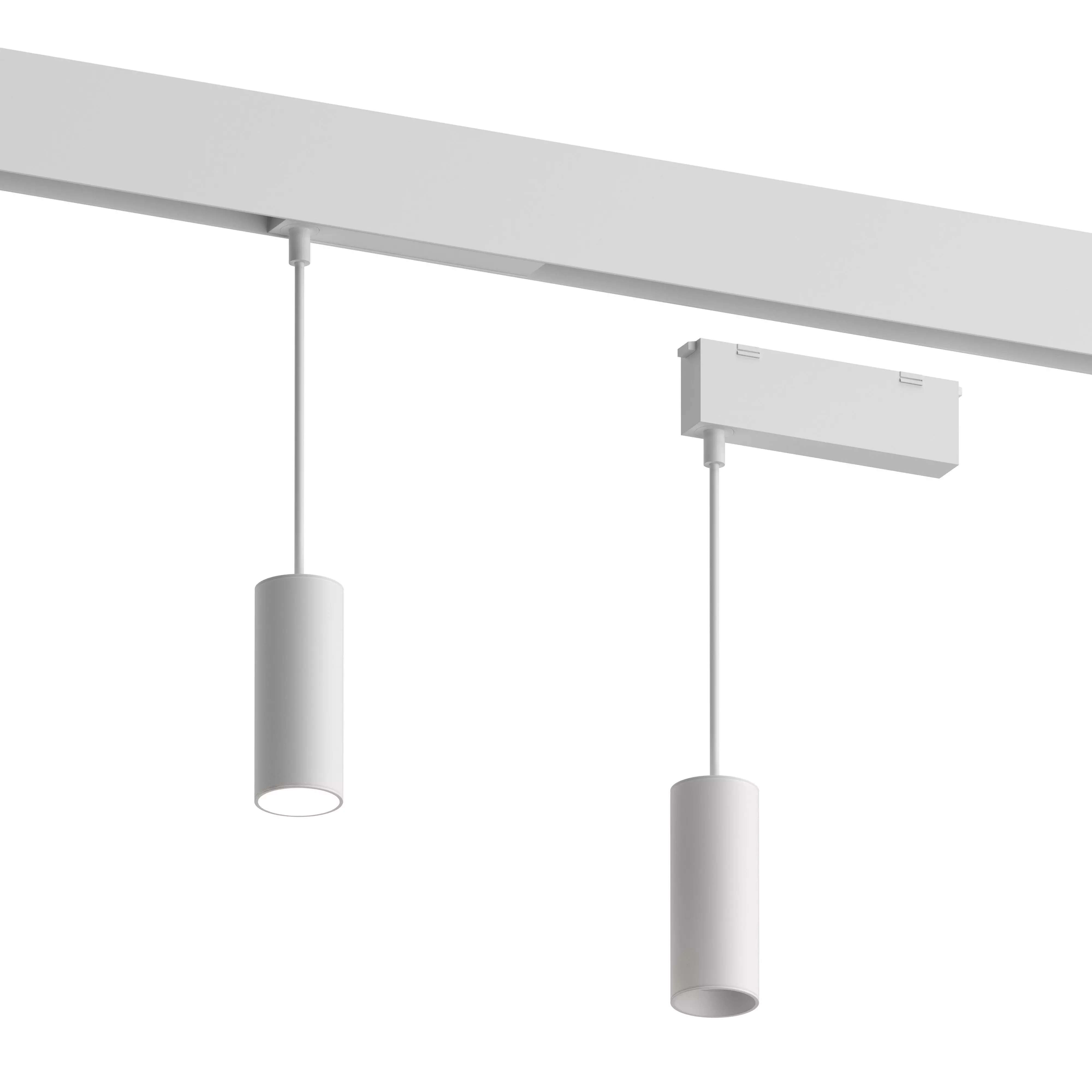 Track Light Fat White by Forstlight 3D model