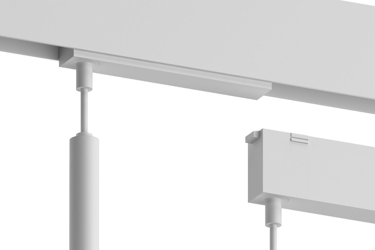 Track Light Slim White by Forstlight 3D model_3