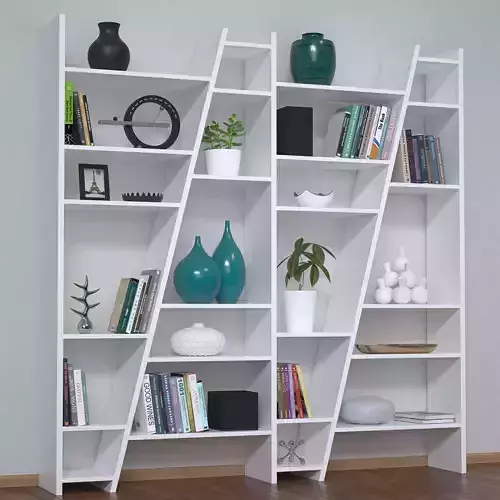 Delta Composition Shelving Unit 3D model