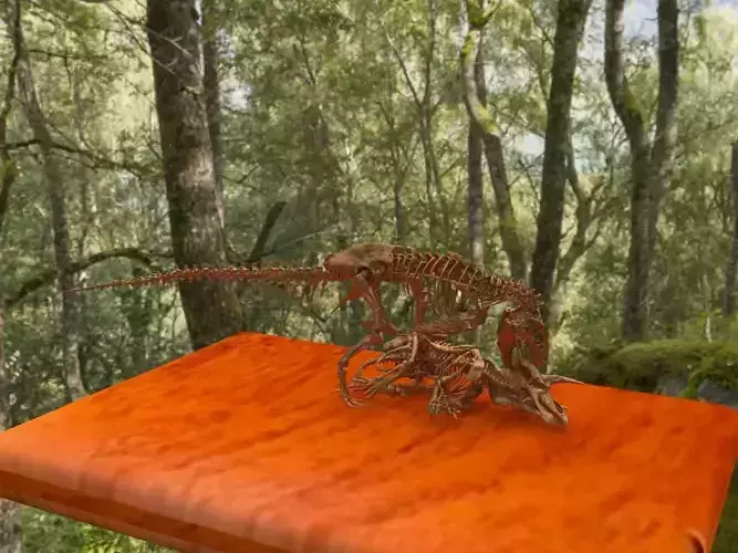Tyrannosaurus dinosaur skeleton
