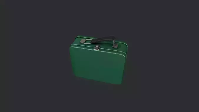 Green Tin Lunchbox