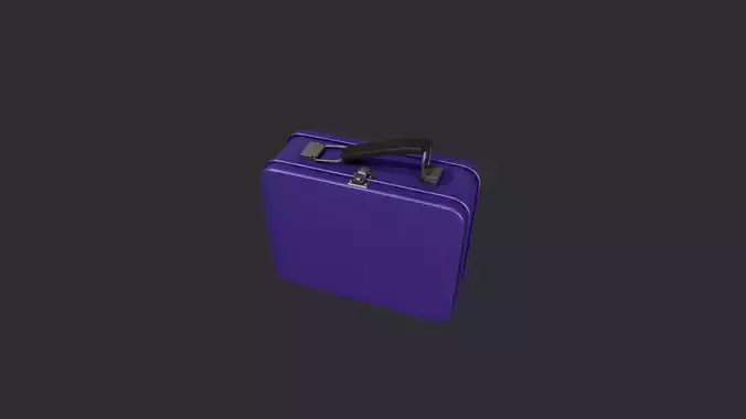 Purple Tin Lunchbox