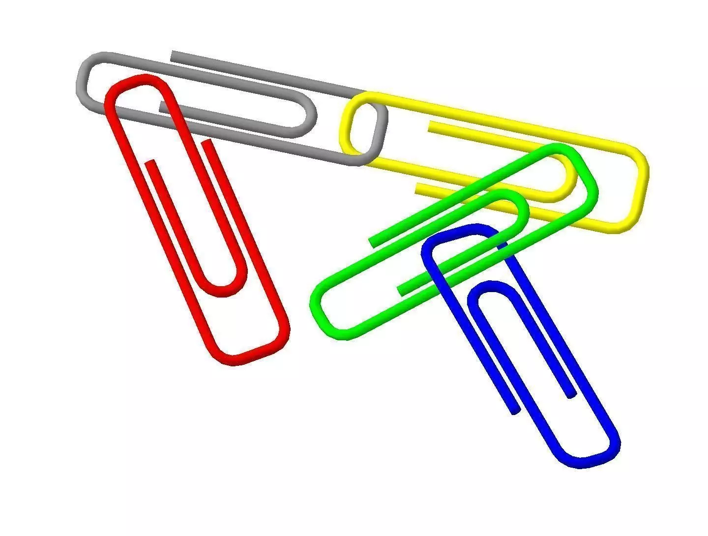  staple 5 pieces  3D model_0