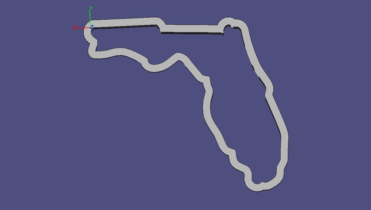 America all 50 States included individual cookie cutter bundle 3D print model_3