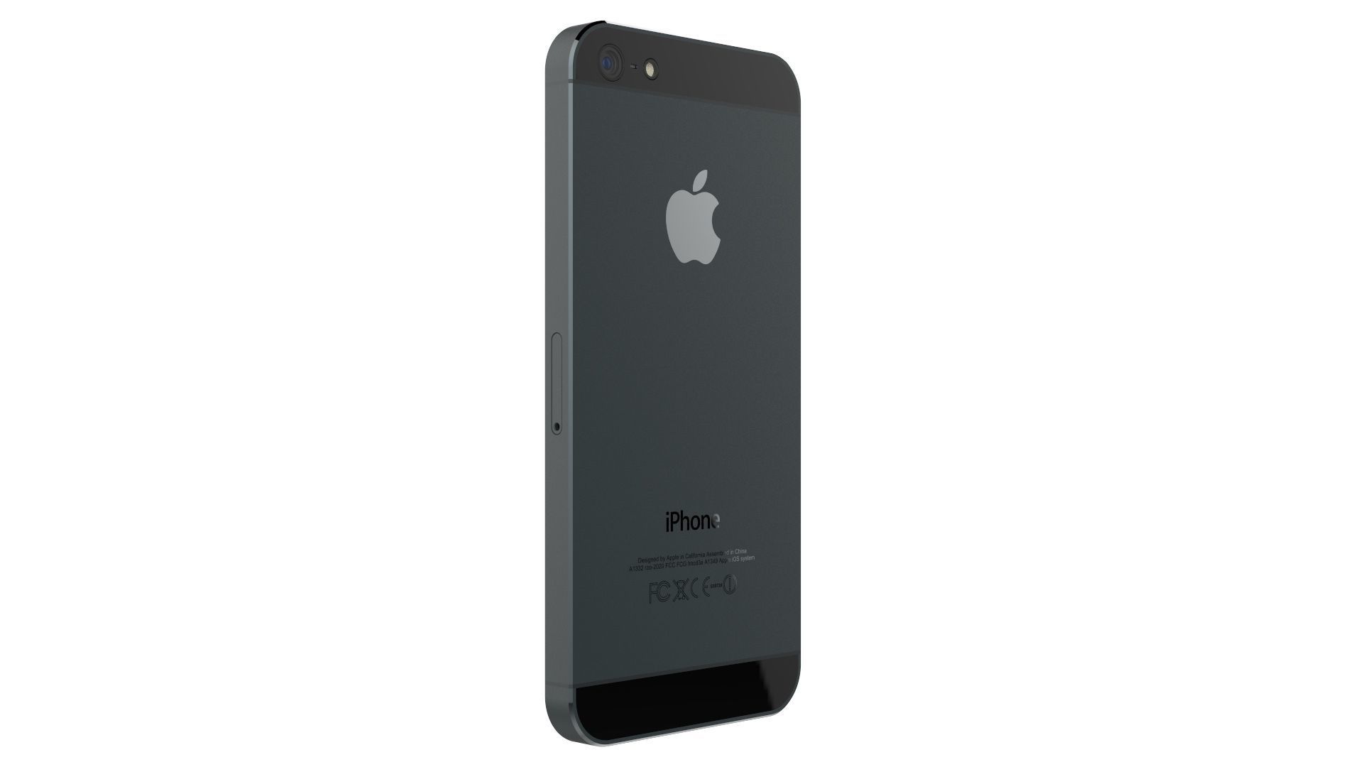 Apple iPhone 5 Black And Slate 3D model_10