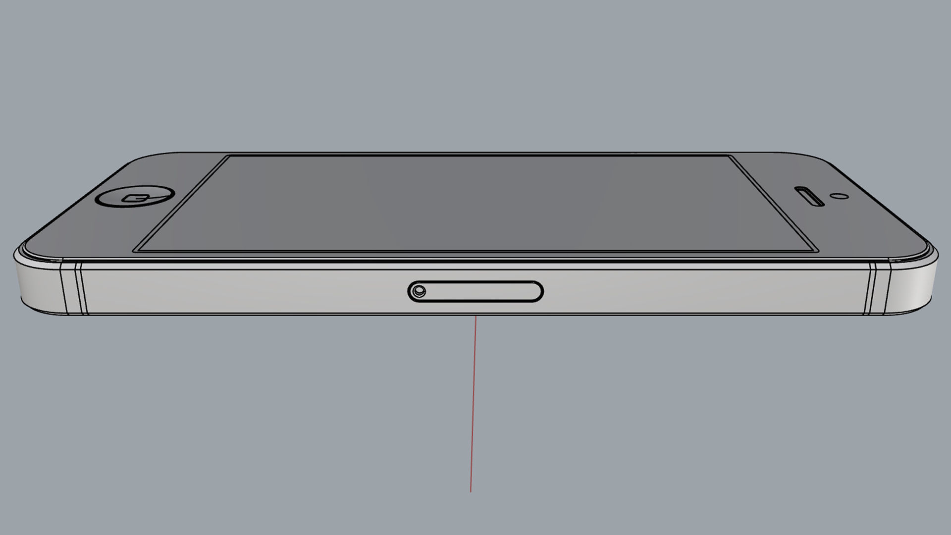 Apple iPhone 5 Black And Slate 3D model_15