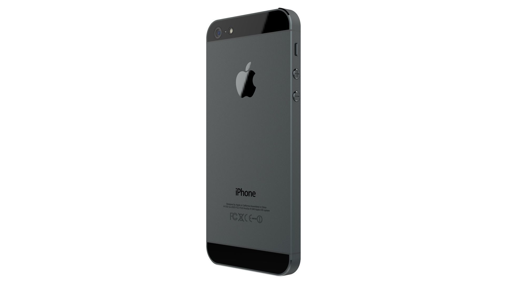 Apple iPhone 5 Black And Slate 3D model_8