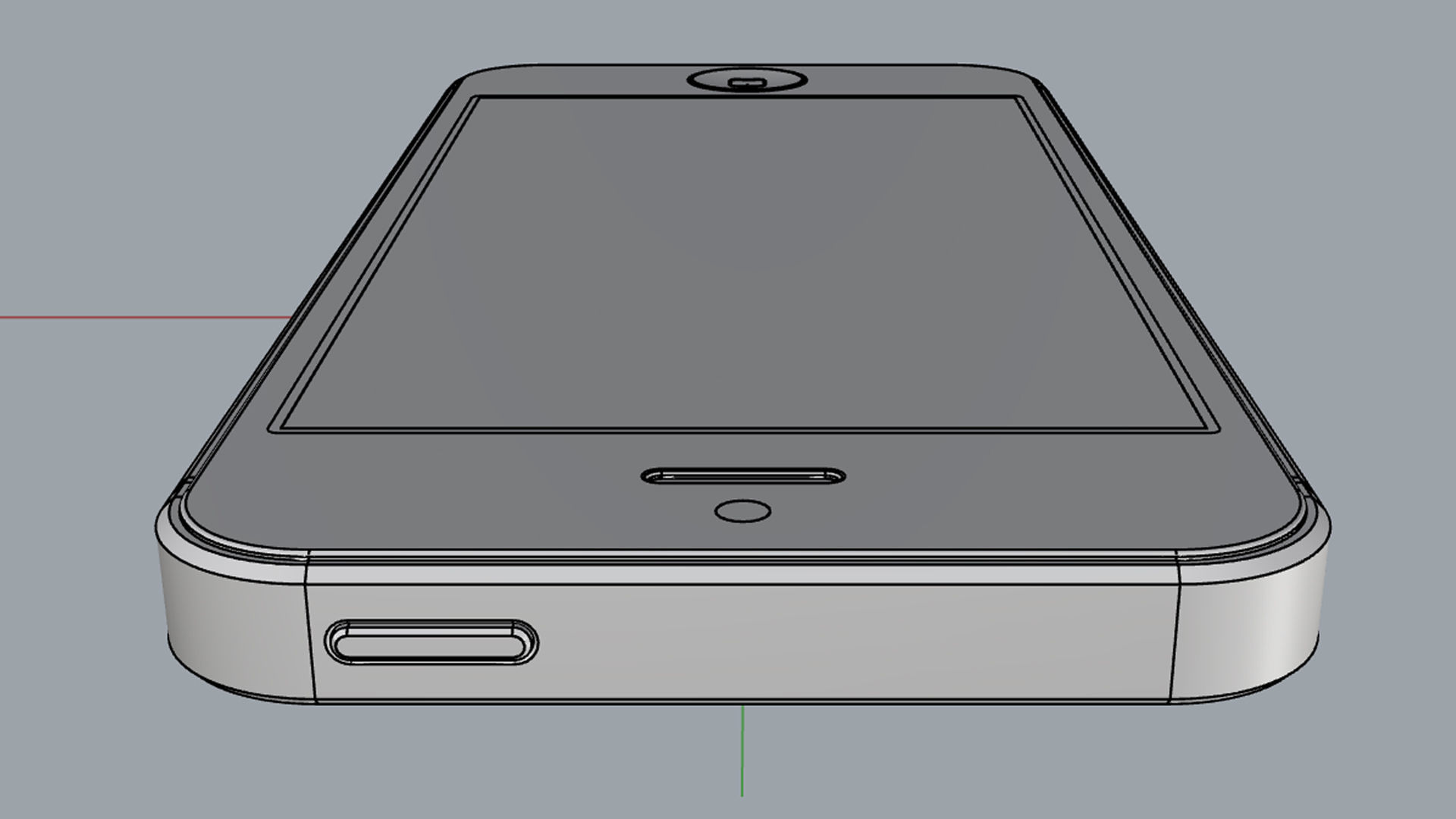 Apple iPhone 5 Black And Slate 3D model_16