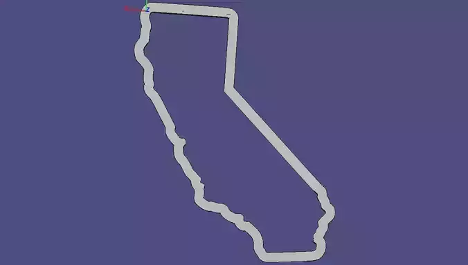 California state map