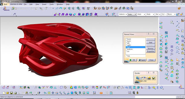hummet bicycle helmet Free low-poly 3D model_4