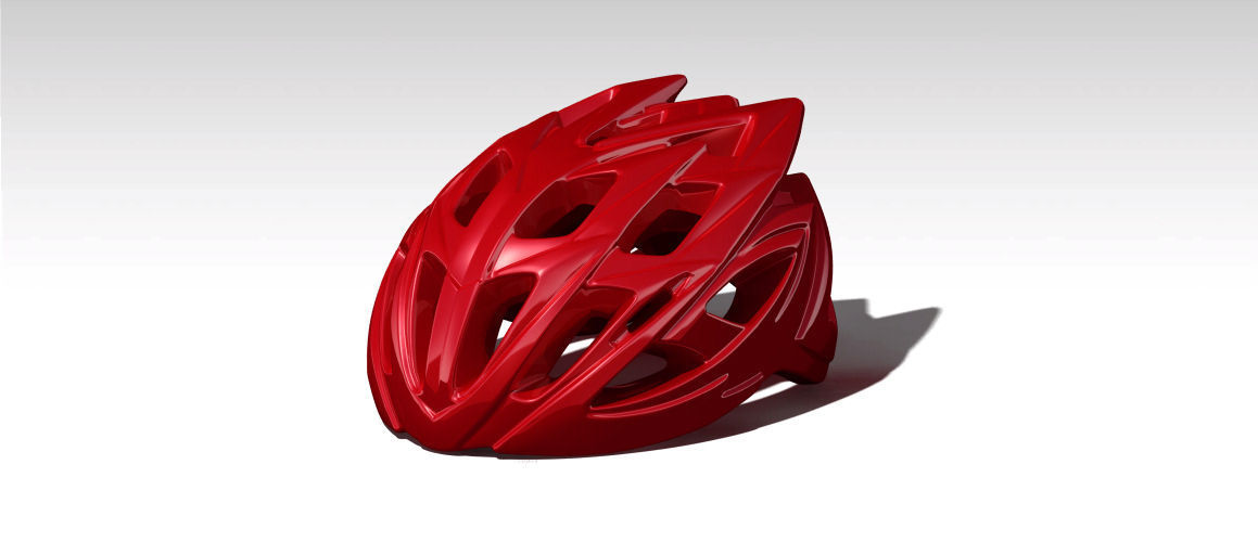 hummet bicycle helmet Free low-poly 3D model_5