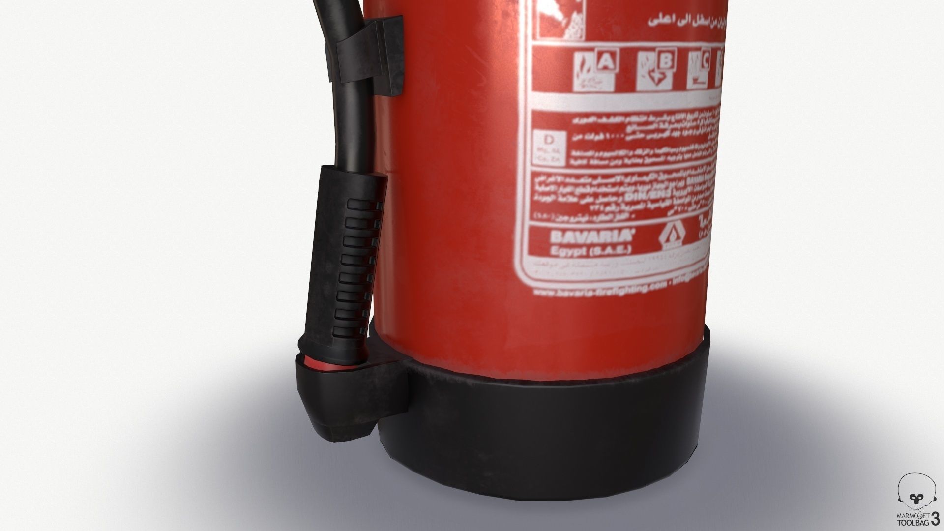 fire extinguisher Low-poly 3D model_26