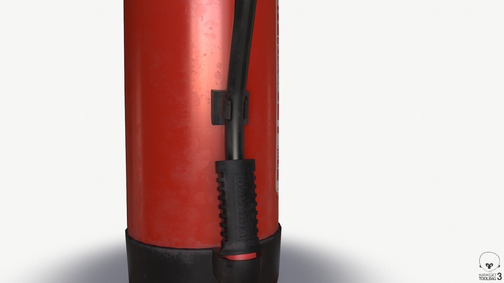 fire extinguisher Low-poly 3D model_29