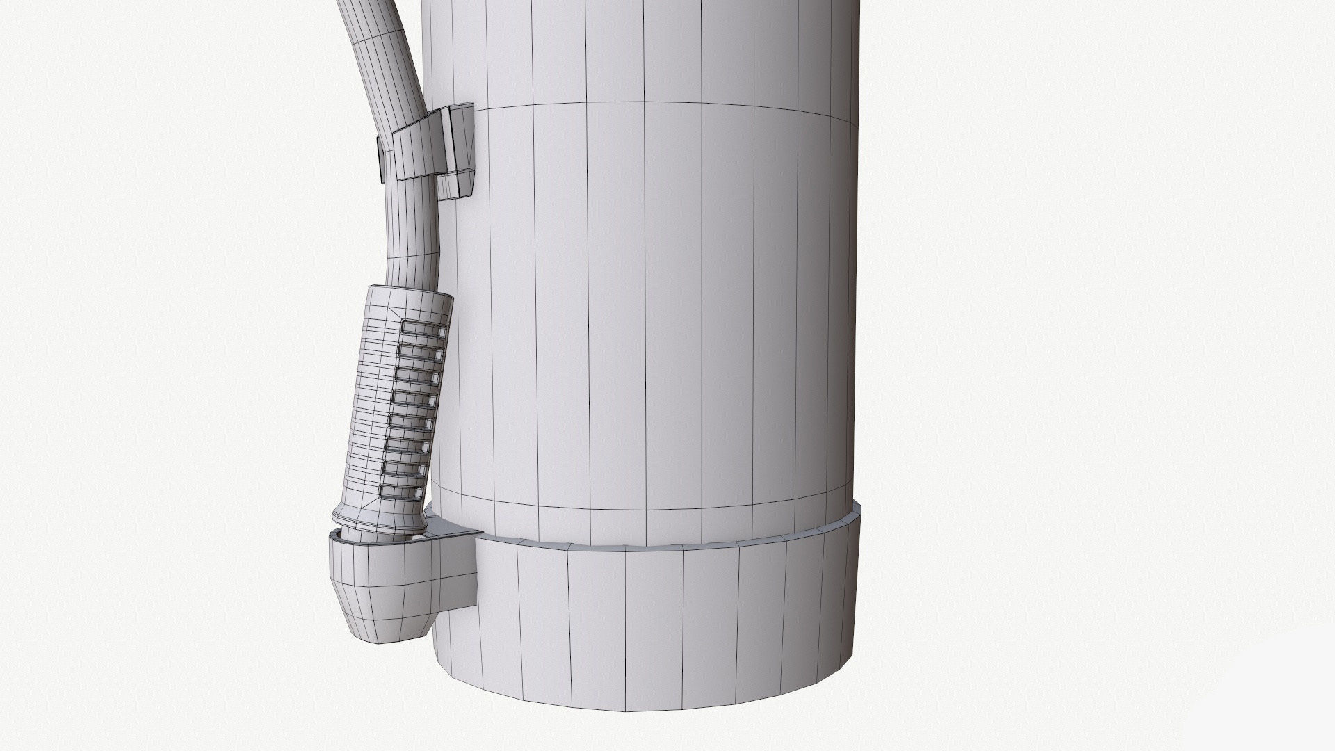 fire extinguisher Low-poly 3D model_8