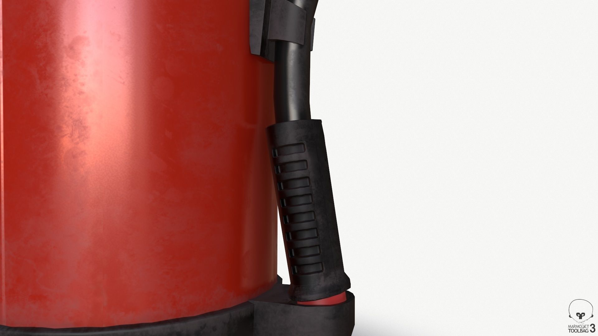 fire extinguisher Low-poly 3D model_28