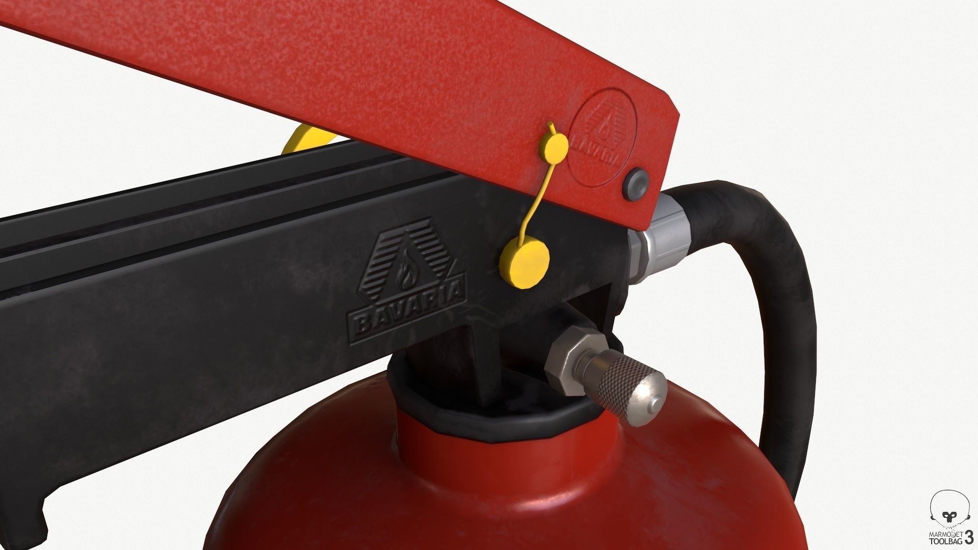 fire extinguisher Low-poly 3D model_24